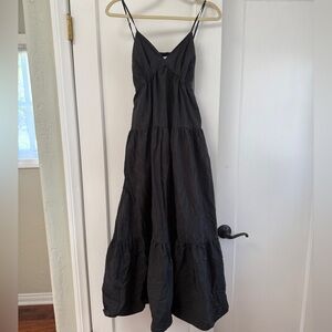 a new day Black Tiered Maxi Dress